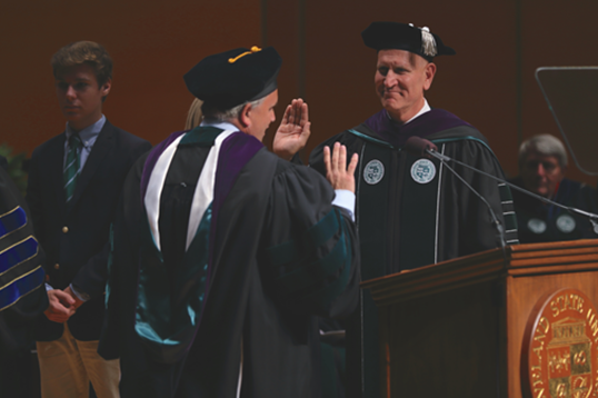 Forward Together: Investiture of President Harlan M. Sands Highlights Bright Future of CSU Image