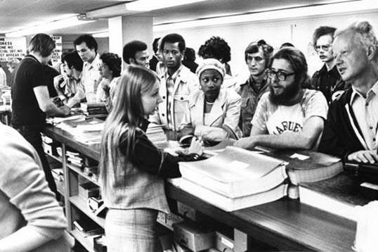 In a time long ago, class registration looked very different Image